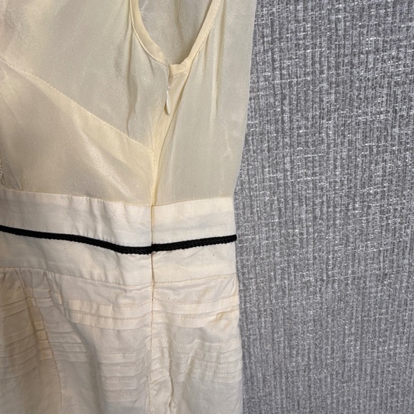 Floreaat Cream Lace Sleeveless Top Sz S Silk Cotton Cottage Coquette Whimsigoth - Picture 8 of 12